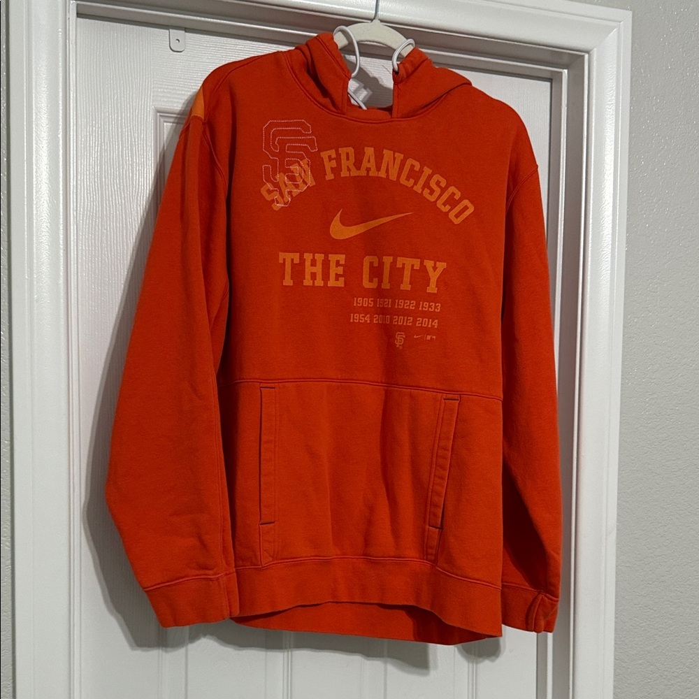 Nike Orange San Francisco Giants Hoodie